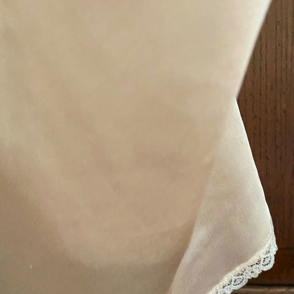 Vintage Pink Woman's Camisole Top, Lacy Chemise, Nightwear, Underwear. Poly. M - Picture 6 of 8